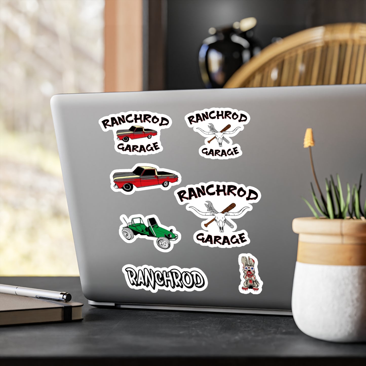 RanchRod Garage Kiss-Cut Vinyl Decals