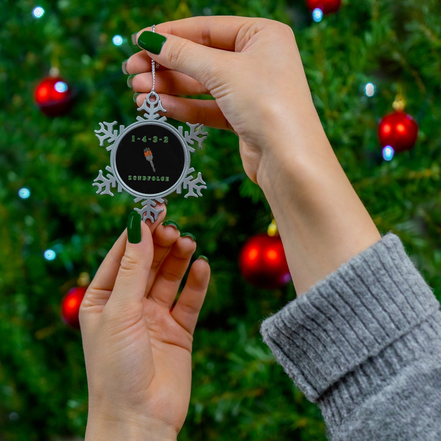 Zundfolge Pewter Snowflake Ornament