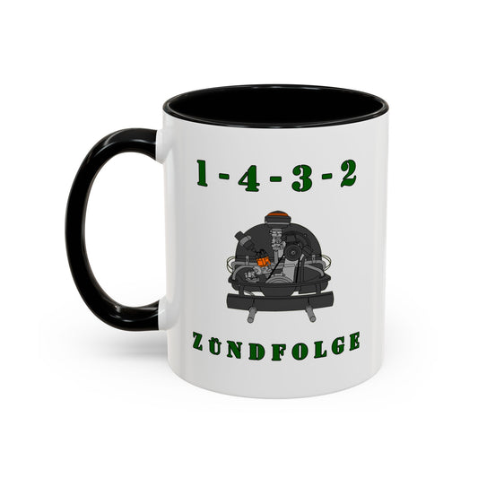Zundfolge RanchRod Garage 'engine' Coffee Mug (11, 15oz) 1-4-3-2 Firing Order