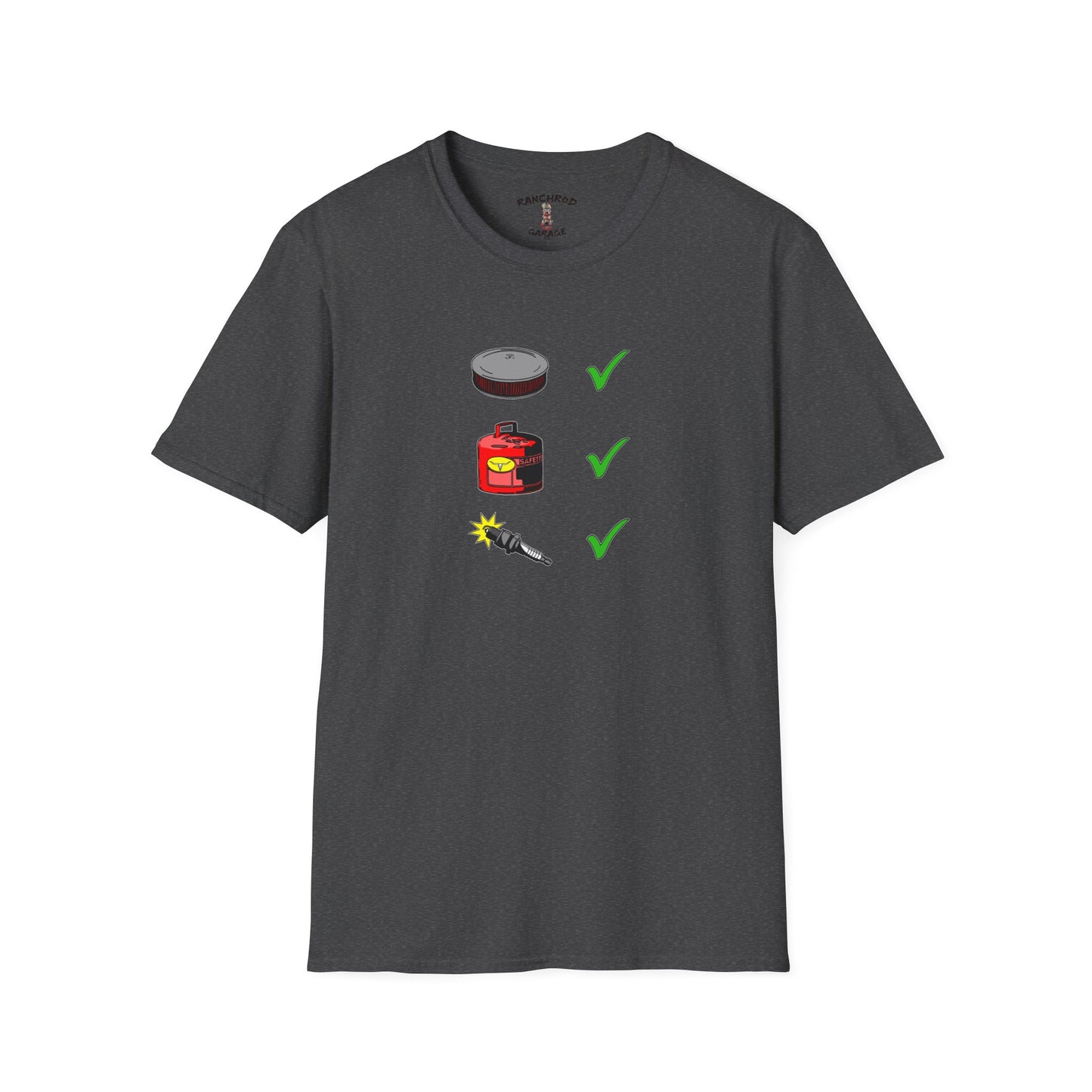 Air, Fuel, Spark RanchRod Garage Tee
