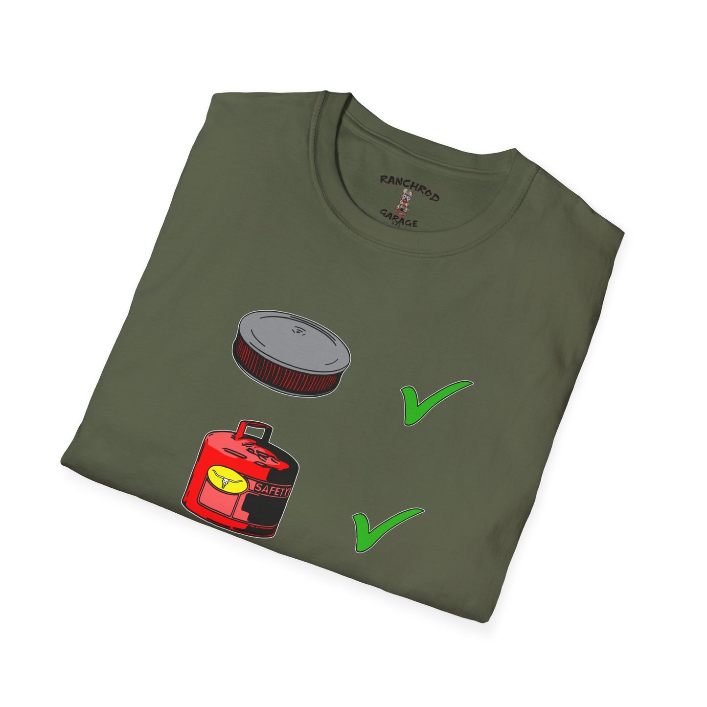 Air, Fuel, Spark RanchRod Garage Tee