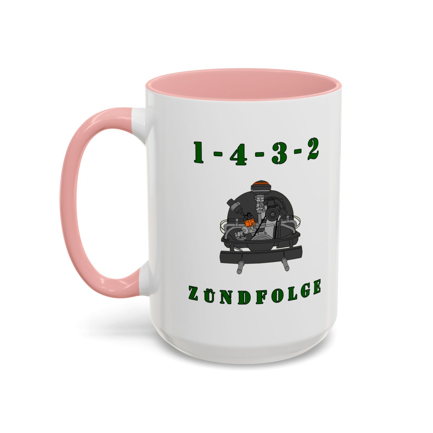 Zundfolge RanchRod Garage 'engine' Coffee Mug (11, 15oz) 1-4-3-2 Firing Order