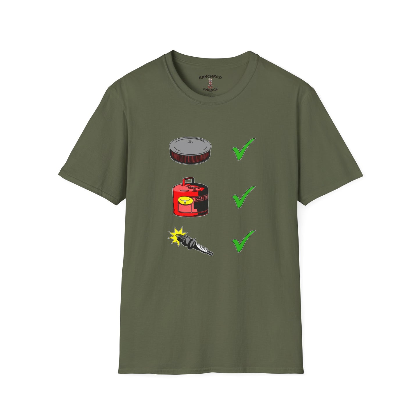 Air, Fuel, Spark RanchRod Garage Tee