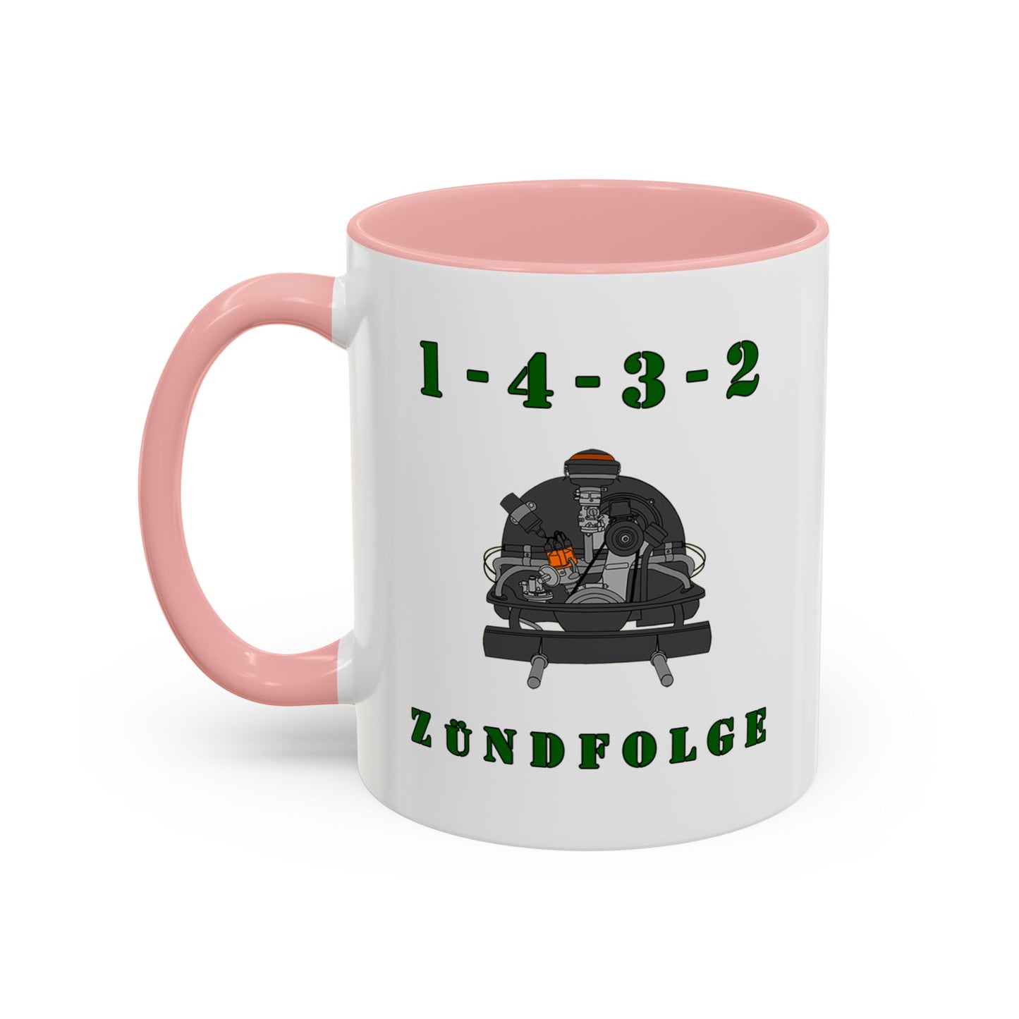 Zundfolge RanchRod Garage 'engine' Coffee Mug (11, 15oz) 1-4-3-2 Firing Order