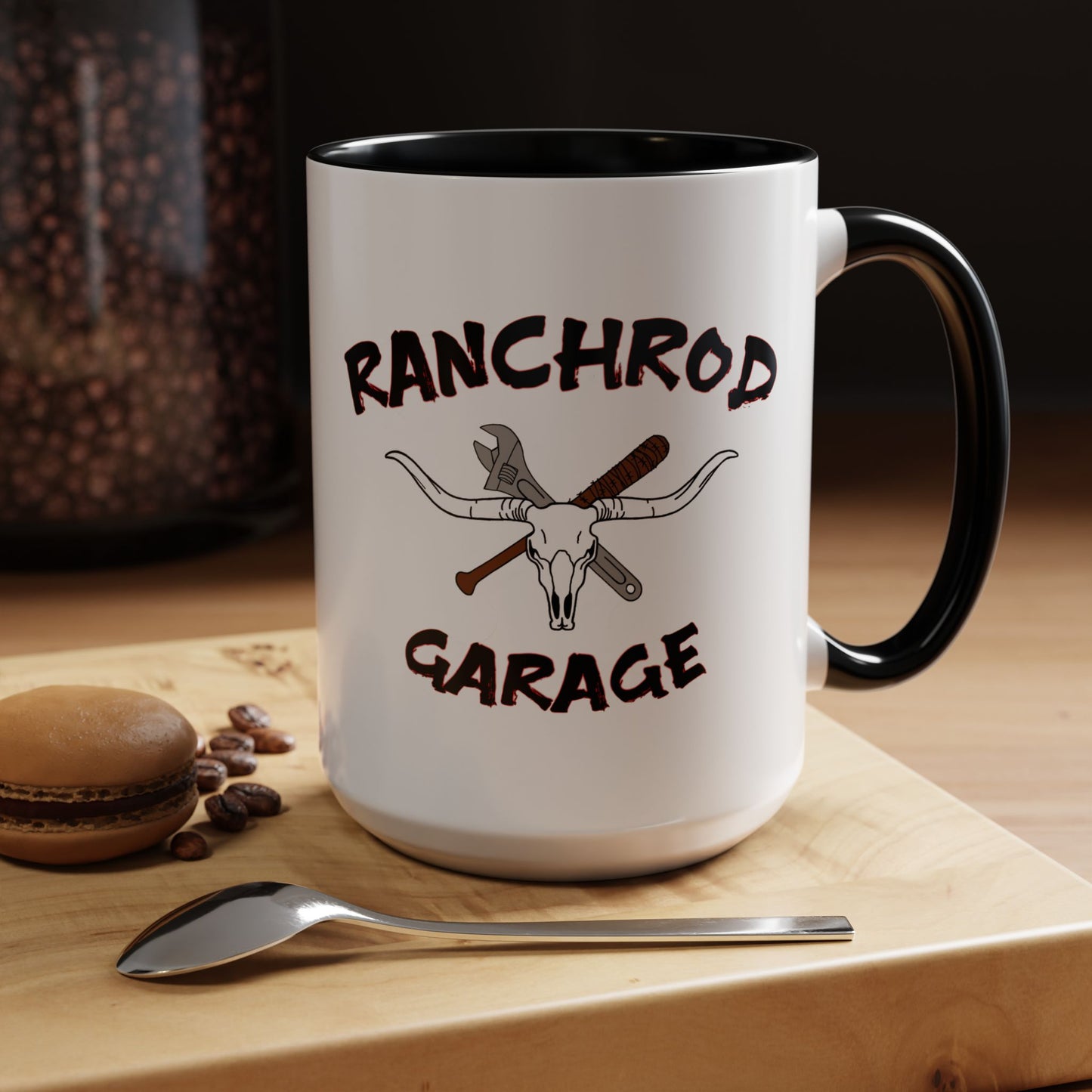 Zundfolge RanchRod Garage 'engine' Coffee Mug (11, 15oz) 1-4-3-2 Firing Order
