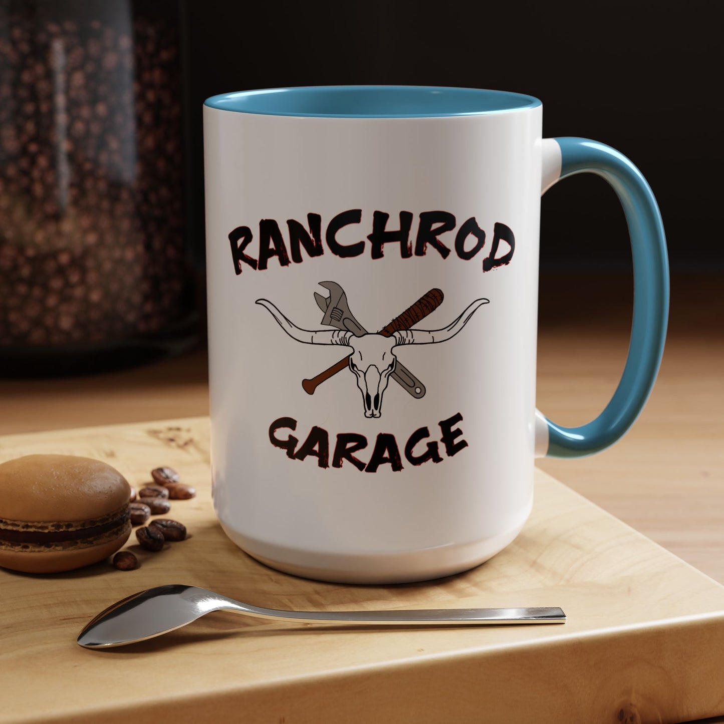 Zundfolge RanchRod Garage 'engine' Coffee Mug (11, 15oz) 1-4-3-2 Firing Order