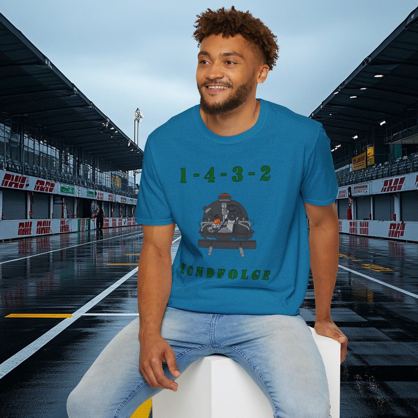 Zundfolge RanchRod Garage 1-4-3-2 Engine Firing Order T-Shirt