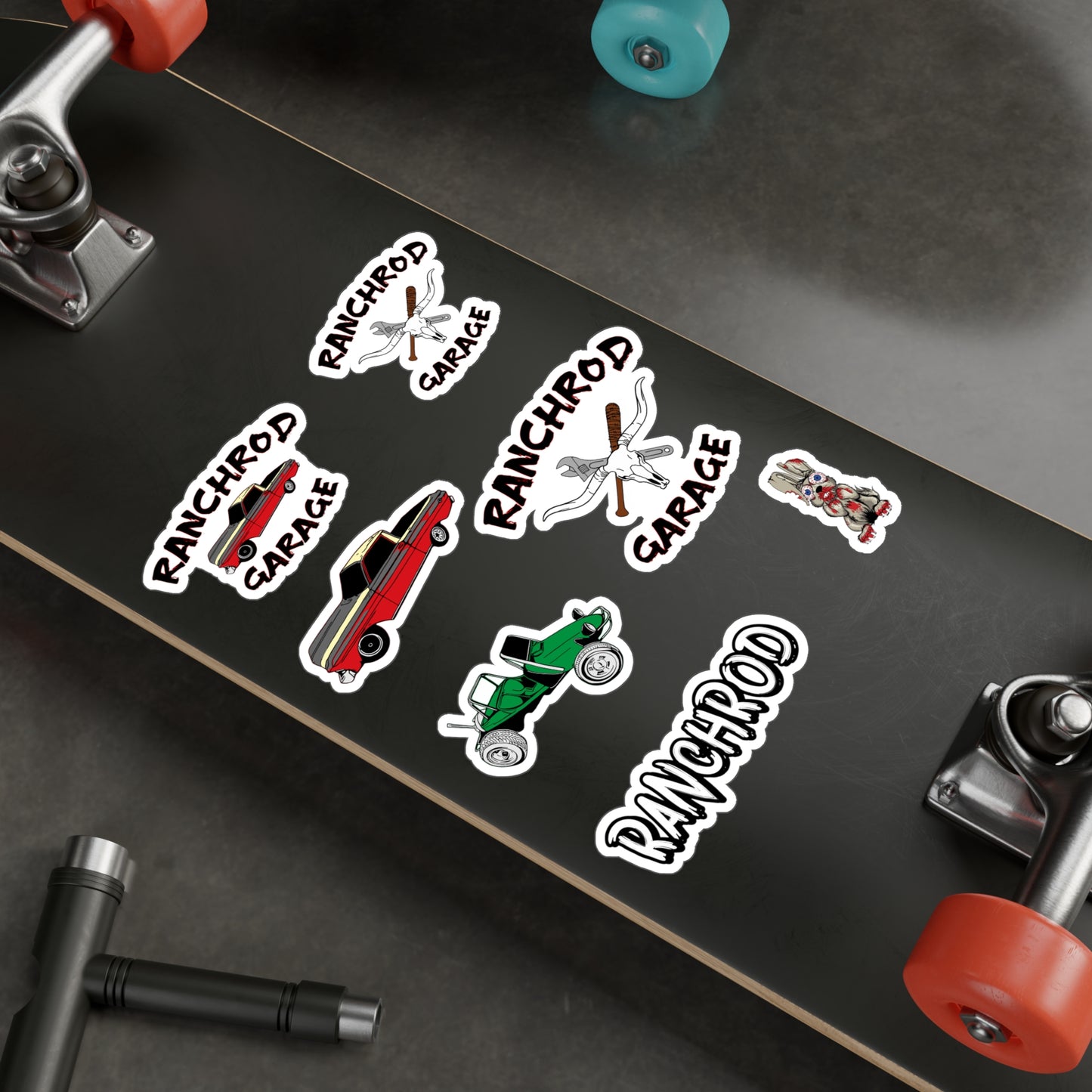 RanchRod Garage Kiss-Cut Vinyl Decals