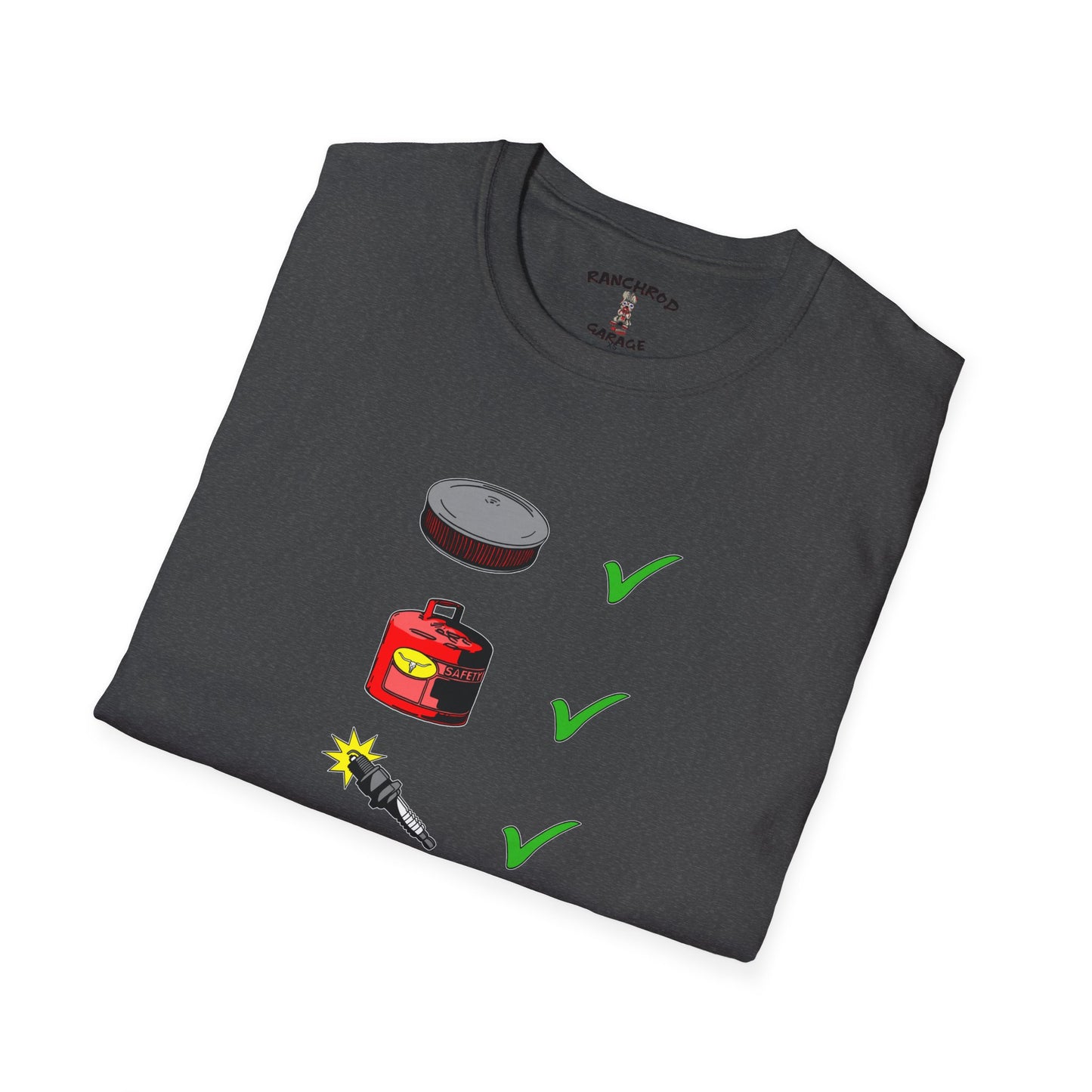 Air, Fuel, Spark RanchRod Garage Tee