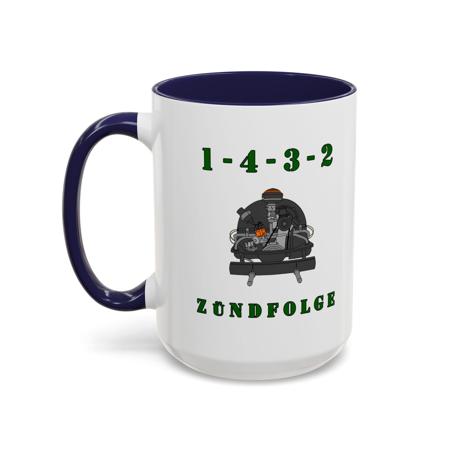 Zundfolge RanchRod Garage 'engine' Coffee Mug (11, 15oz) 1-4-3-2 Firing Order
