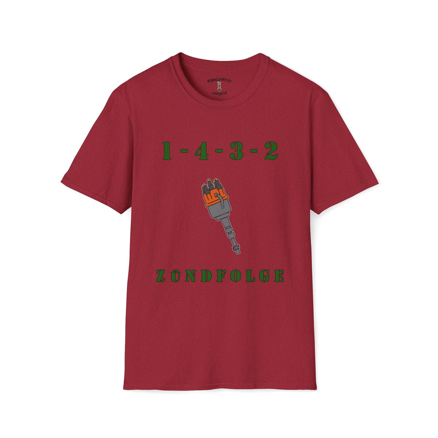 Zundfolge RanchRod Garage 1-4-3-2 Firing Order T-Shirt