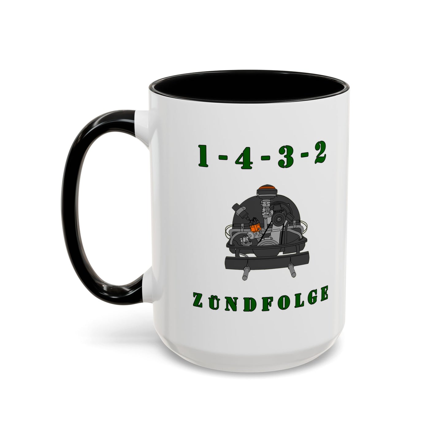 Zundfolge RanchRod Garage 'engine' Coffee Mug (11, 15oz) 1-4-3-2 Firing Order