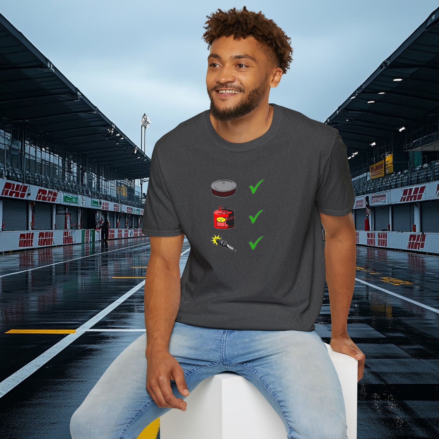 Air, Fuel, Spark RanchRod Garage Tee