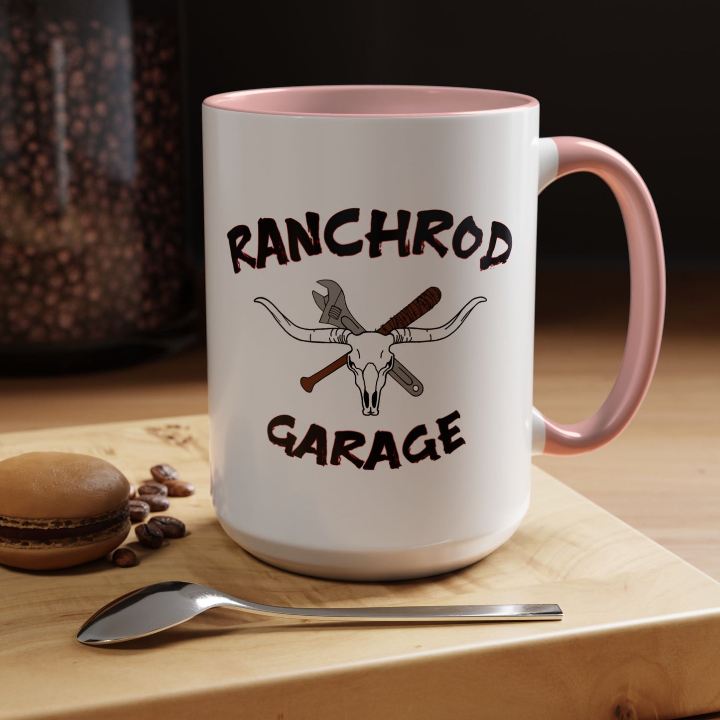Zundfolge RanchRod Garage 'engine' Coffee Mug (11, 15oz) 1-4-3-2 Firing Order