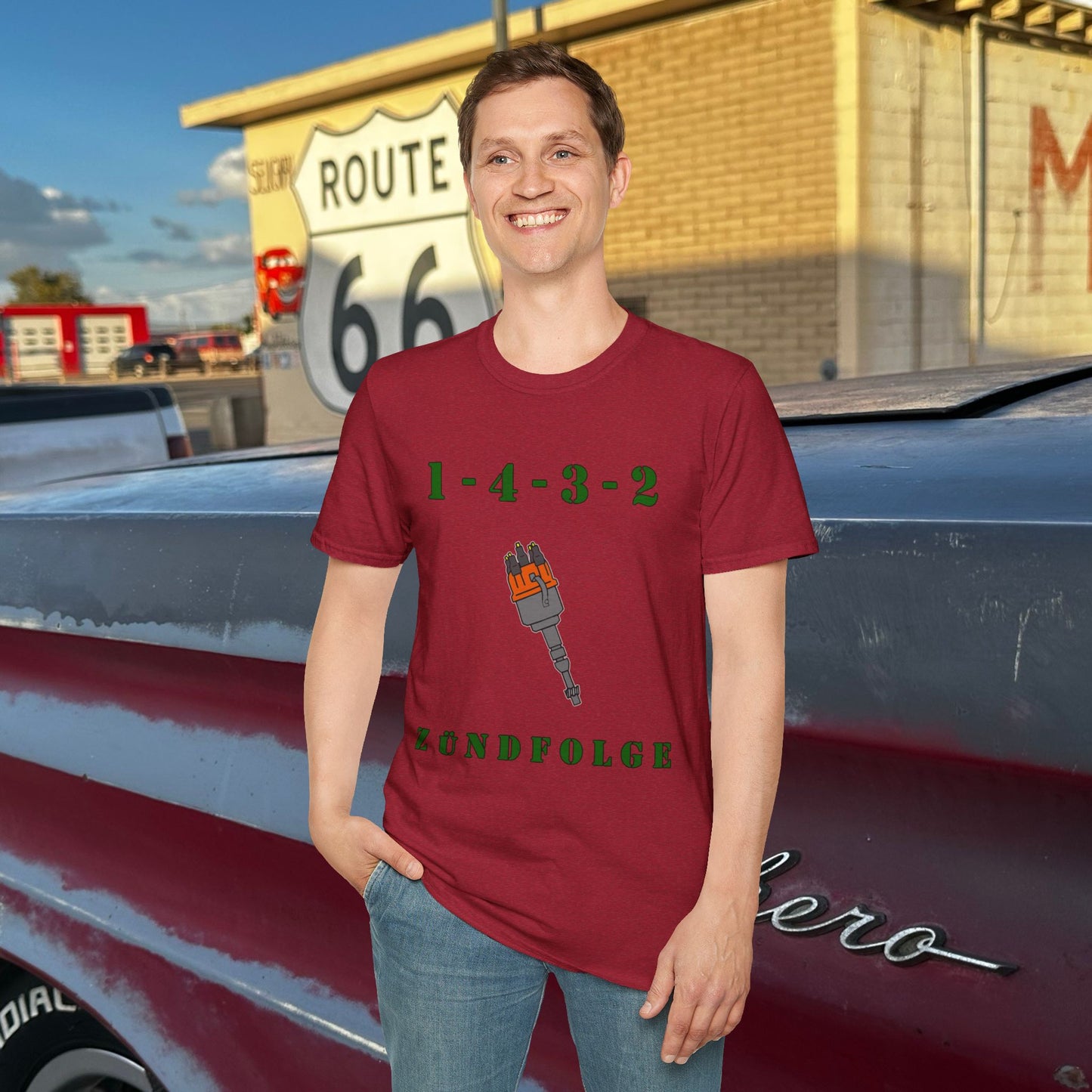 Zundfolge RanchRod Garage 1-4-3-2 Firing Order T-Shirt